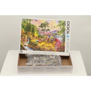 Eurographics 1000 Piece Jigsaw Puzzle  American Classics Camper's Paradise